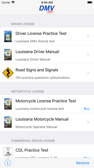 How to cancel & delete Louisiana DMV Test Prep from iphone & ipad 1