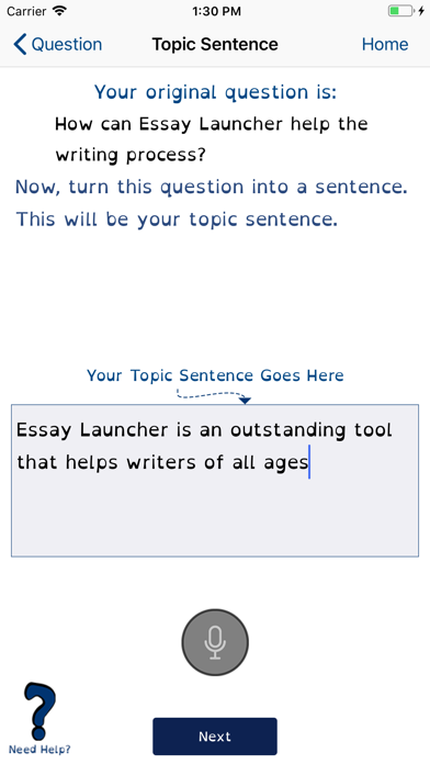 Essay Launcher screenshot 2