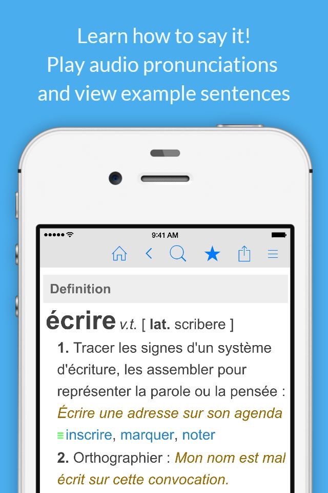 French Dictionary & Thesaurus screenshot 2