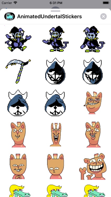 Animated Undertal Stickers