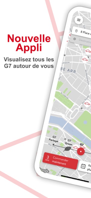 G7 TAXI – Commande de taxi