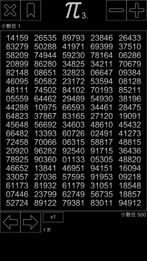 圆周率600位图片图片