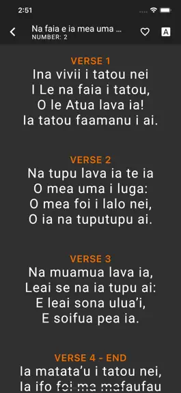 Game screenshot Samoan Hymn apk