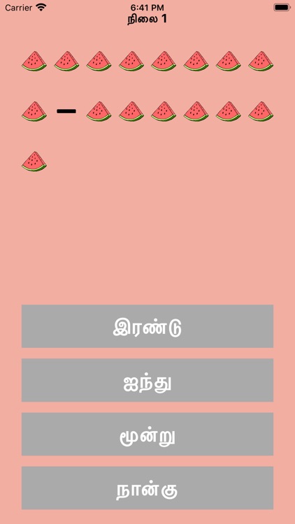 Tamil Fruit Mathematics