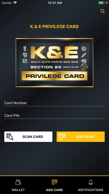 K & E PRIVILEGE CARD screenshot-3