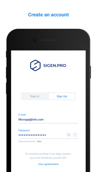 SIGEN Wallet screenshot 2