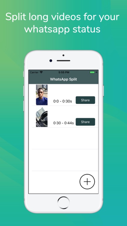 Video Split for WhatsApp