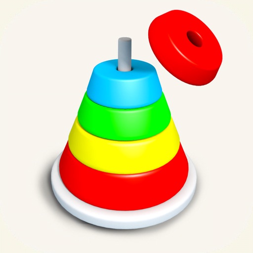 Hoop Stack 3D Icon