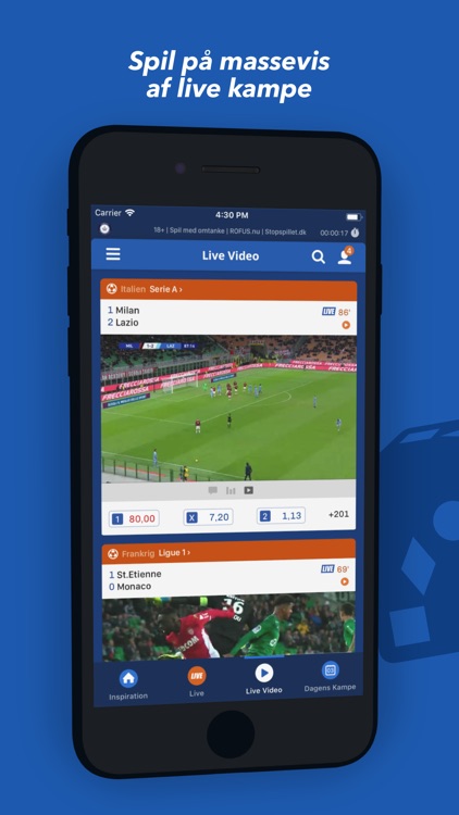 Oddset - betting på live sport