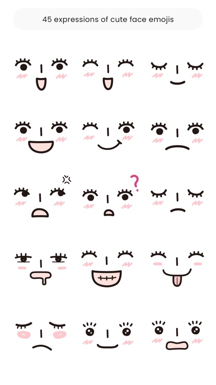 Face Emojis Sticker Pack