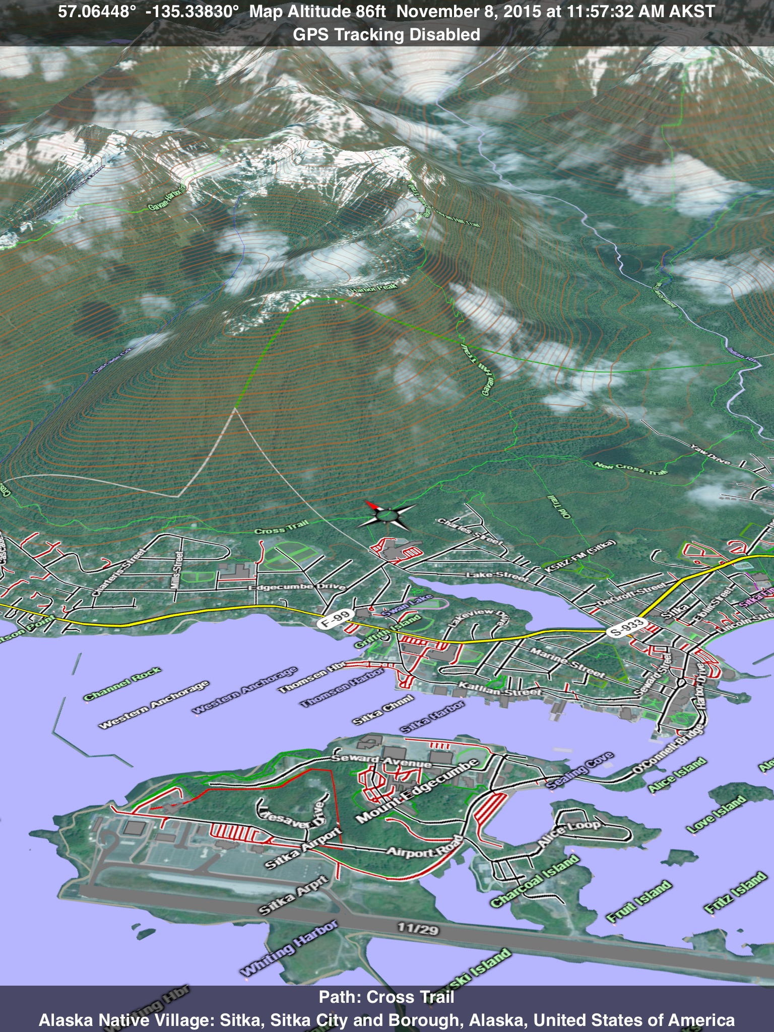 Scenic Map Alaska screenshot 2