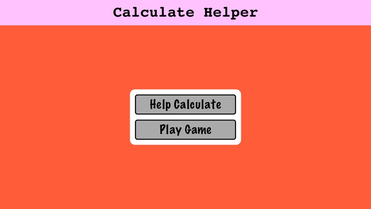 Calculate Helper