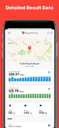 Zrzut ekranu 5 Speed Test SpeedSmart Internet iphone