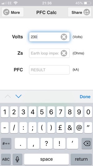 Fault Current Calculator(圖2)-速報App