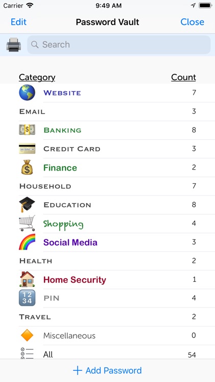 iStratus® Password Vault