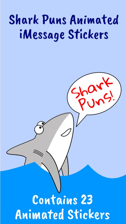Shark Puns Animated Stickers
