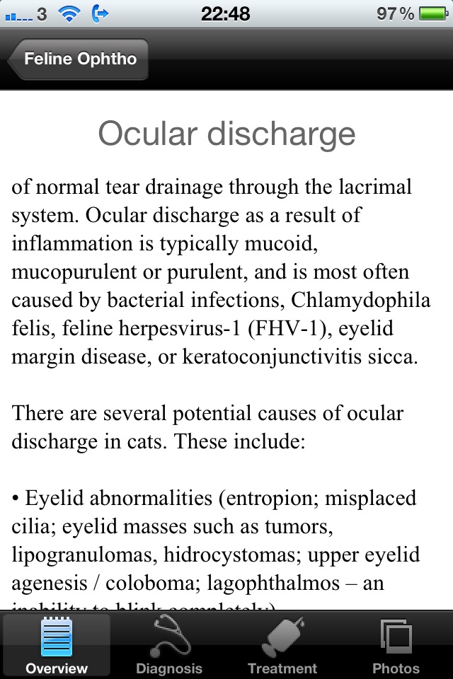 Feline Ophthalmology screenshot 2