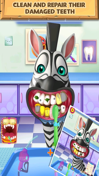 Crazy Animals Dentist Clinic! screenshot-3