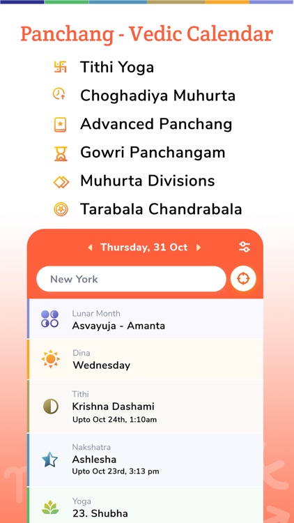 Panchang - Vedic Calendar