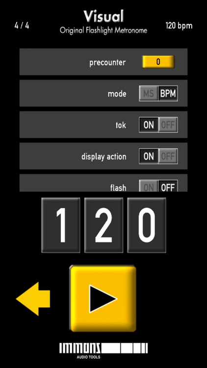 Visual optical metronome + screenshot-5