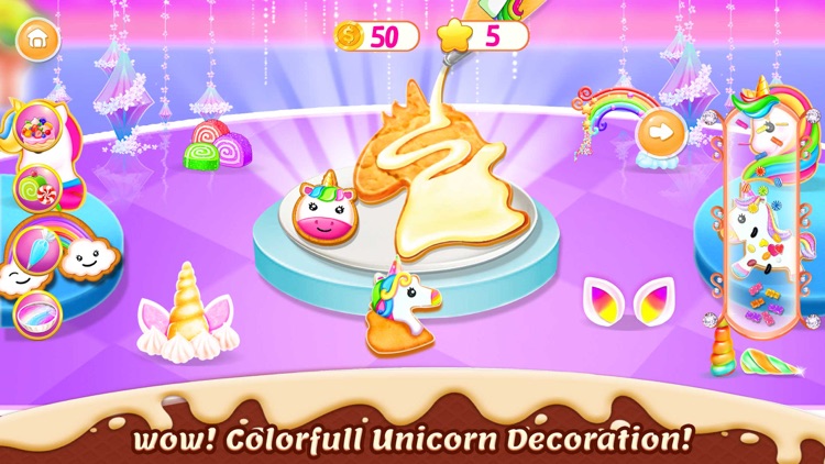 Unicorn Cookie Baking Game