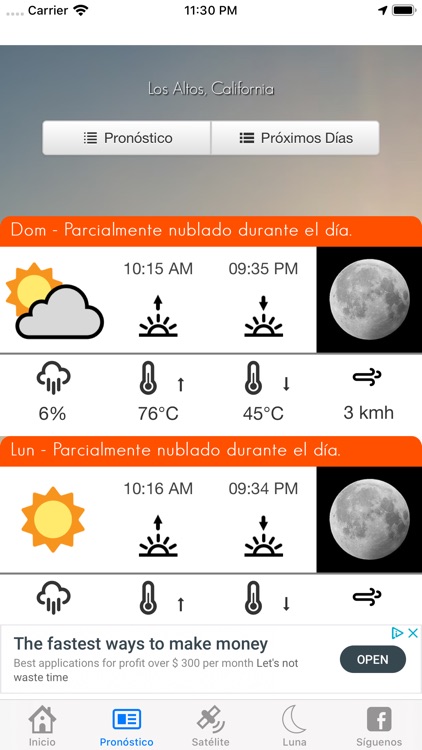 EL TIEMPO Weather and Forecast