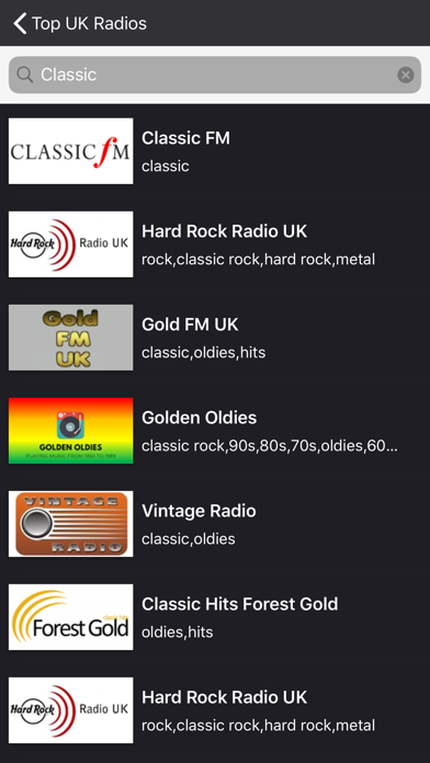 Top UK Radios screenshot 4