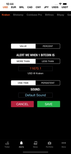 Bitcoin Ticker On The App Store - 