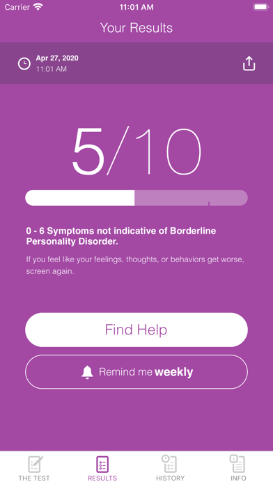 Borderline Personality Test screenshot 3