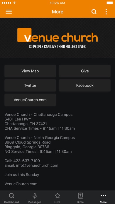 How to cancel & delete Venue Church from iphone & ipad 3