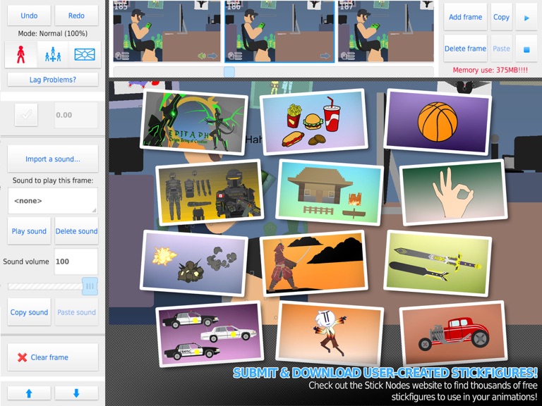 【图】Stick Nodes – Animator(截图3) 【图】Stick Nodes – Animator(截图3)