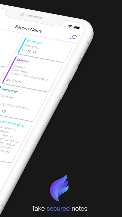 Secure note - good notes to go screenshot 2