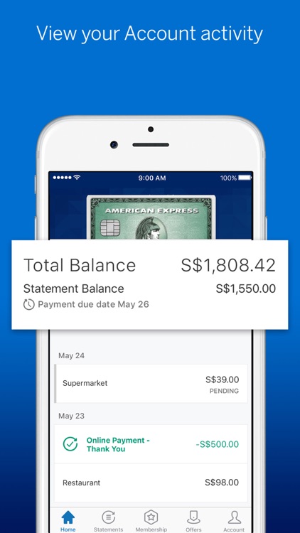 Amex Singapore screenshot-6