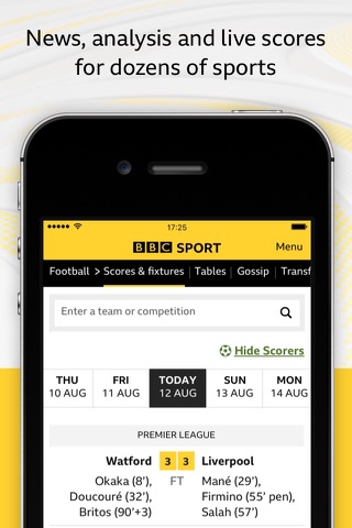 BBC Sport screenshot 4