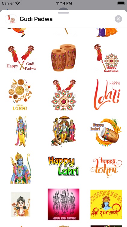 Gudi Padwa Stickers