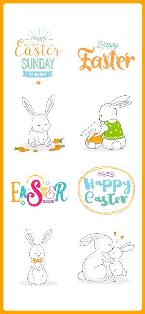 Happy EASTER & Spring Stickers