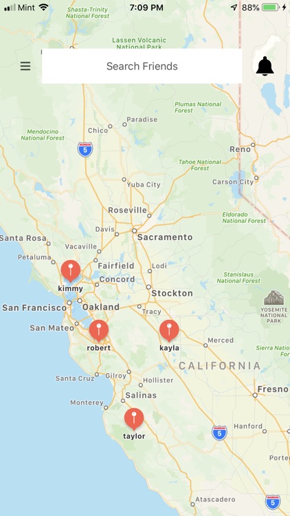 Locate Friends