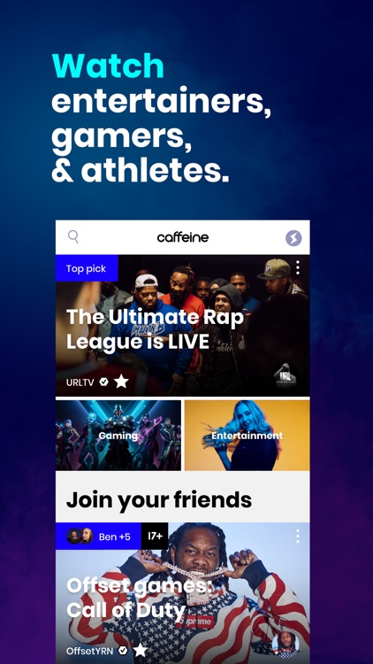 Caffeine: Live Streaming