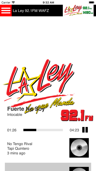 How to cancel & delete La Ley WAFZ 92.1 FM from iphone & ipad 1