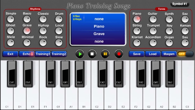 Piano Training Songs
