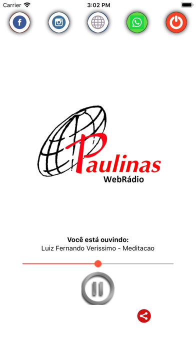 Paulinas WebRádio screenshot 2