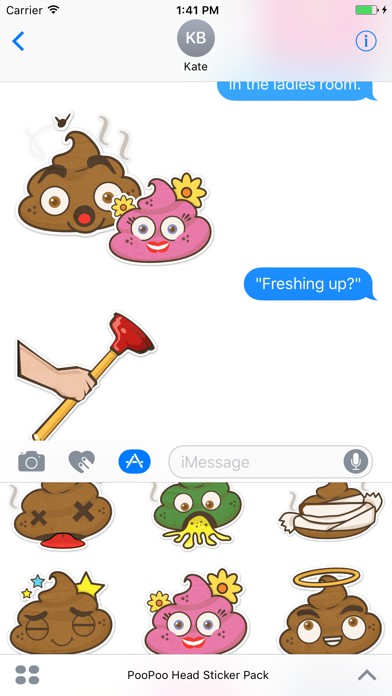 How to cancel & delete PooPoo Head Sticker Pack from iphone & ipad 2