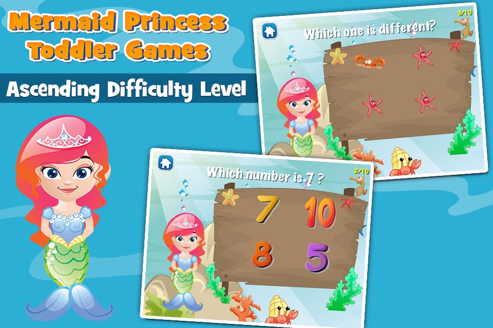 Mermaid Princess Toddler Game screenshot 2