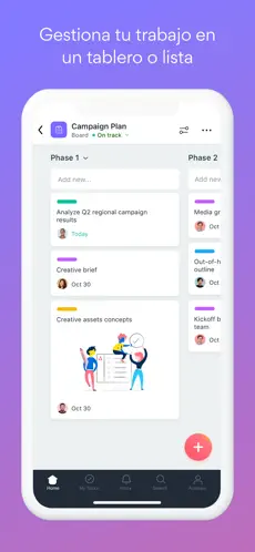 Imágen 4 Asana: Tu gestor de trabajo iphone