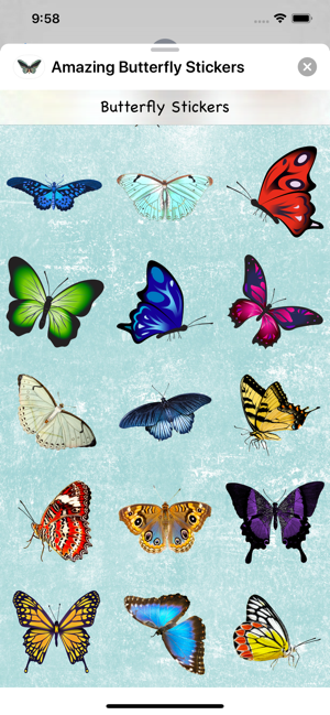 Amazing Butterfly Stickers(圖3)-速報App