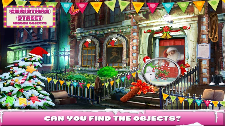 Christmas Street Hidden Object