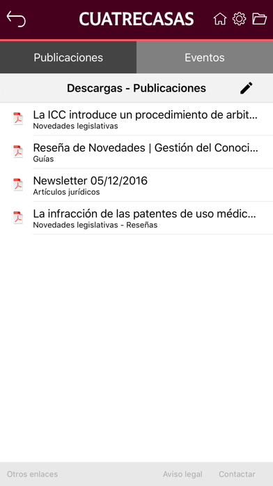 How to cancel & delete Cuatrecasas Legal Updates from iphone & ipad 4