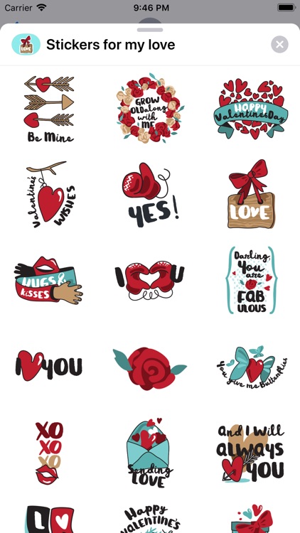 Stickers for my love