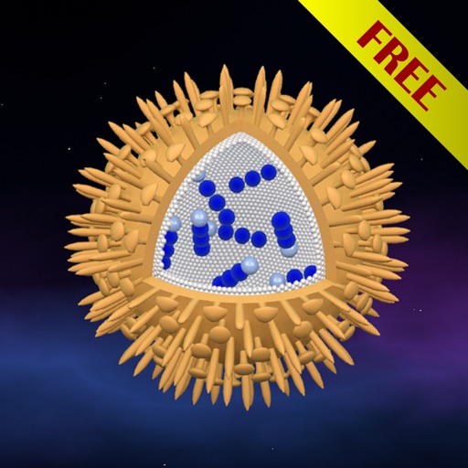 Science - Microcosm 3D Free : Bacteria, viruses, atoms, molecules and particles icon