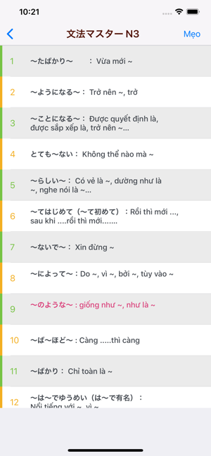 Ngữ pháp tiếng nhật N5 - N1(圖2)-速報App